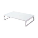LIHITLAB 机上台390mmロウ A-7330-0 白 【×2セット】 【お徳用 まとめ買い お買い得 業務用 割引 セット販売】