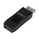 StarTech.com DisplayPort-HDMI変換アダプタ 4K対応 オス / メス DP2HD4KADAP 1個(2)