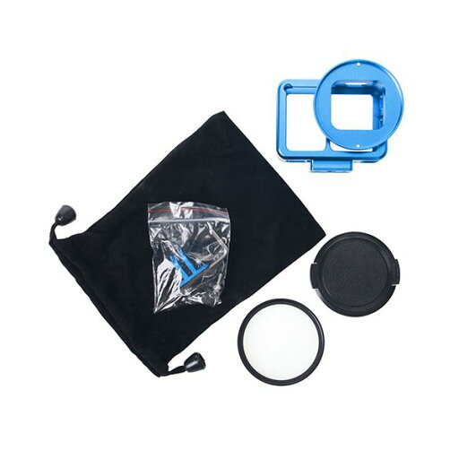 エツミ GoPro HERO7対応 アクションメタルプロテクターカバー ブルー VE-2222 エツミ GoPro HERO7対応 アクションメタルプロテクターカバー ブルー VE-2222