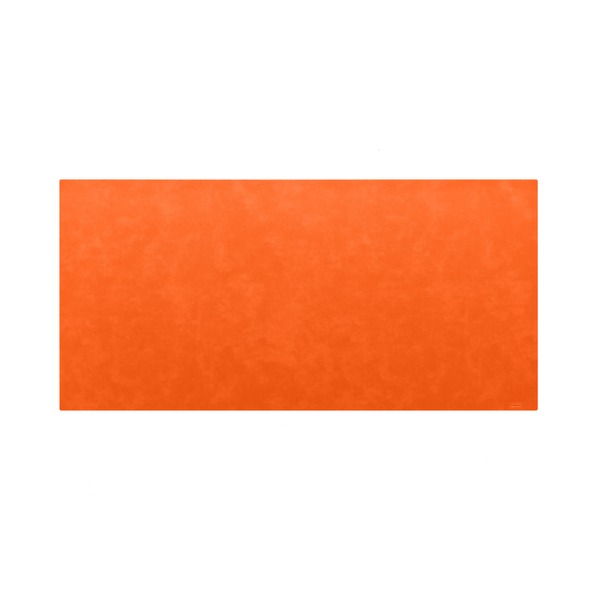 高級PVCレザー デスクマット 【06：オレンジ】 620×300mm カット可 日本製 〔DIY素材 背景 クラフト用品〕 インテリア 家具 机 デスク デスクターナ