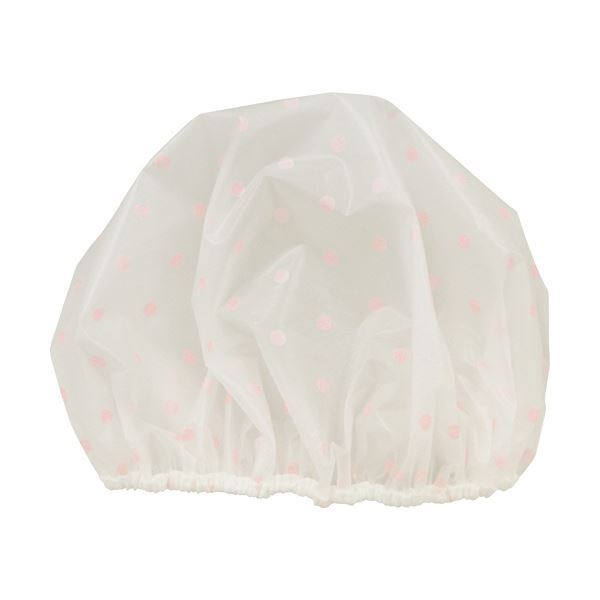 東和産業 SPAシャワーキャップ 水玉 1個 【×10セット】 【お徳用 まとめ買い お買い得 業務用 割引 セット販売】