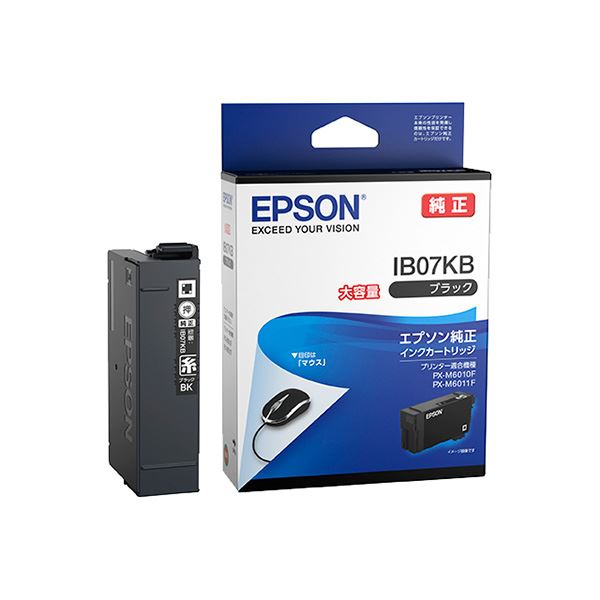 【メーカー純正品】 EPSON (エプソン) IB07KB インクカートリッジ ブラック 大容量 【インク インクカートリッジ トナー カートリッジ 印刷 業務用 コピー プリンター】 プリンタ PCサプライ・消耗品 エプソン(EPSON)用