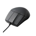 ELECOM エレコム 3DCAD用有線3ボタンマウス ブラック M-CAD01UBBK 1個 【×2セット】 【お徳用 まとめ買い お買い得 業務用 割引 セ...