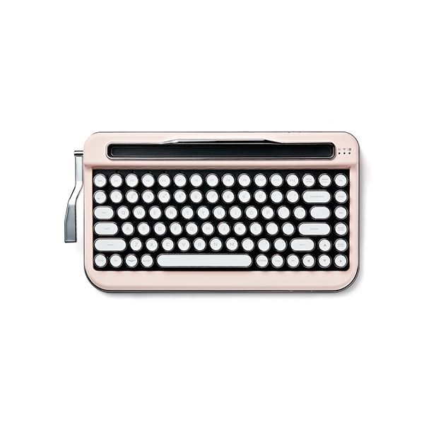 AJAX タイプライター風キーボードPENNA （ペナ） Baby Pink PNADBP レトロデザインと新しい技術で、タイプ入力をもっと楽しくデジタル家電 家電 パソコン・周辺機器 キーボード・テンキー