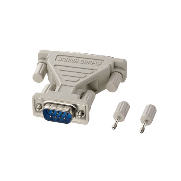 サンワサプライ RS-232C変換アダプタ AD09-9M25MK 【×2セット】 【お徳用 まとめ買い お買い得 業務用 割引 セット販売】