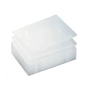 ELECOM エレコム スリムDVDトールケース1枚収納 クリア CCD-DVDS03CR 1パック (10枚) 【×10セット】 【お徳用 まとめ買い お買い...