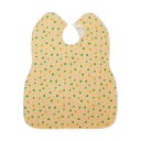 ピジョン pigeon 【お徳用 まとめ買い お買い得 業務用 割引 セット販売】 ピジョン ベビー用品 baby 肩までおおえる食事エプロン クローバー 黄 1枚 【×5セット】