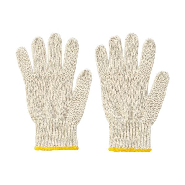 TANOSEE 【お徳用セット】 TANOSEE 徳用軍手 600g キナリ 1パック （12双） 【×10セット】 【お徳用 まとめ買い お買い得 業務用 割引 セット販売】