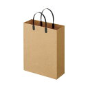 TANOSEE 【お徳用セット】 TANOSEE ラミネートクラフトバッグ 小 ヨコ270×タテ350×マチ幅110mm 黒 1パック (10枚) 【×10セット】 【お徳用 まとめ買い お買い得 業務用 割引 セット販売】 文房具・事務用品 文具 オフィス用品 文房具 事務用品 袋類 紙袋