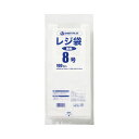 スマートバリュー レジ袋 8号 100枚 B908J【×50セット】 【お徳用 まとめ買い お買い得 業務用 割引 セット販売】 日用品雑貨・文房具・手芸 文房具・事務用品 文具 オフィス用品 文房具 事務用品 袋類 ビニール袋