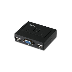 ラトックシステム VGAパソコン切替器 (2台用) RS-230U デスクトップ環境を2台のパソコンで切り替えて快適操作。デジタル家電 家電 パソコン・周辺機器 分配器・切替器