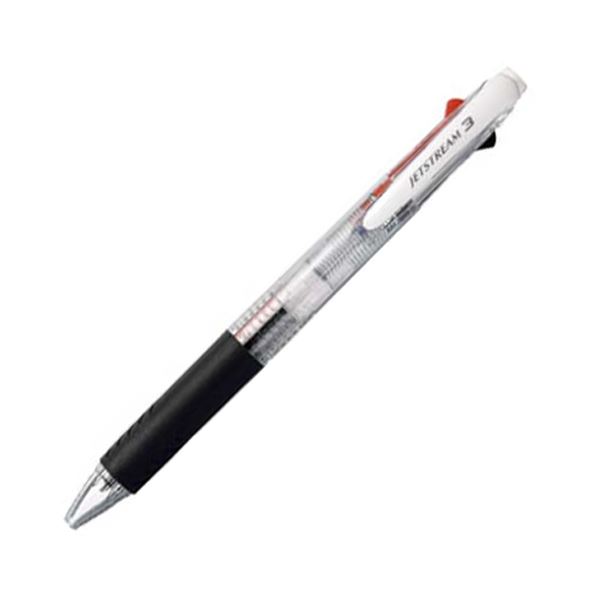 三菱鉛筆 3色ボールペン 三菱鉛筆 ジェットストリーム 0.7mm （軸色 透明） SXE340007.T 1本 【×30セット】 【 セット販売 まとめ買い 割引 オフィス 文房具 文具 業務用 オフィス用品 】 文具 オフィス用品 ペン ボールペン