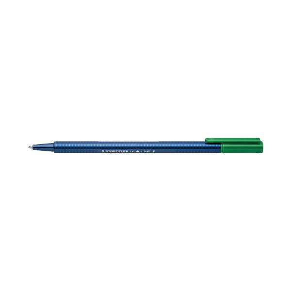 ステッドラー 【セット販売】 ステッドラー トリプラス油性ボールペン グリーン437 F-5（×100セット）