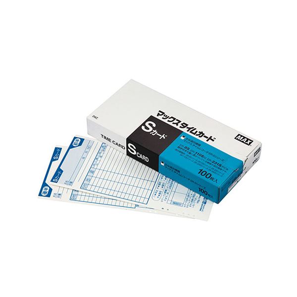 MAX マックス タイムカード ER-Sカード ER90060 文具 オフィス用品 業務用 文具 オフィス 事務用品 事務 ノート 紙製品 タイムカード タイムレコーダー