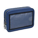 TANOSEE 帆布メール用ポーチ M紺 1個 日用品雑貨・文房具・手芸 文房具・事務用品 文具 オフィス用品 文房具 事務用品 金庫(3)
