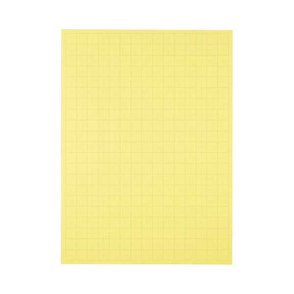 【お徳用セット まとめ買い 割安 割引 セット販売】 TANOSEE 模造紙（プルタイプ） 本体 788×1085mm 50mm方眼 クリーム 1ケース（20枚） 【×10セット】