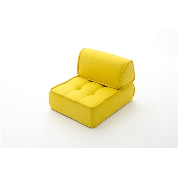 マルチクッション ソファーセット 【マスタード】 フロアクッション バッククッション 〔リビング〕 イ..