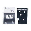 【キングジム 事務用品 KING JIM 文具 オフィス用品 文具】 テプラ TR テープカートリッジ 12mm 透明 / 黒文字 TT12K 1個 【×10セット】 【 まとめ買い お買い得 業務用 割引 オフィス用品 文房具 事務用品】 ラベルシール・プリンタ(2)
