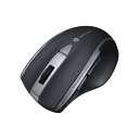 サンワサプライ 静音BluetoothブルーLEDマウス (5ボタン) MA-BTBL167BK ブラック