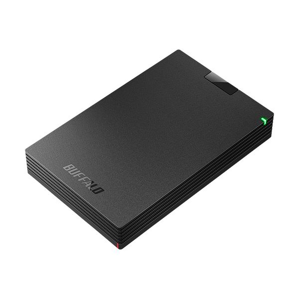 バッファロー MiniStationUSB3.1 （Gen.1）対応 ポータブルHDD 2TB ブラック HD-PCG2.0U3-GBA 1台