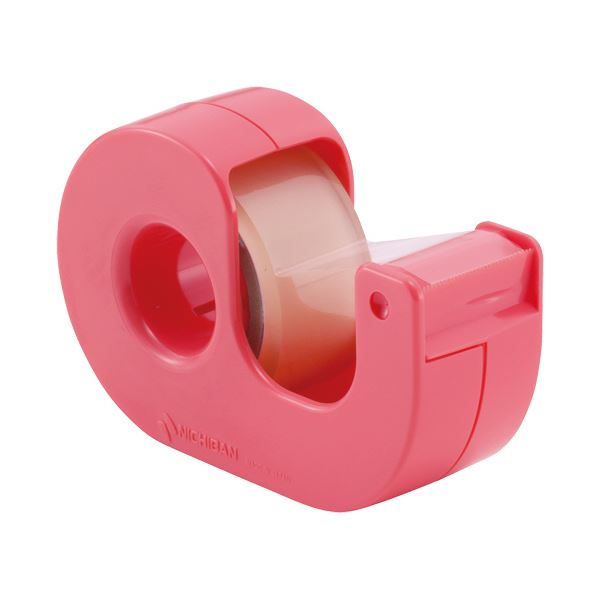 ニチバン セロテープ （まっすぐ切れるタイプ） 小巻カッター付 18mm×8m レッド CT-18DCR 1個 【×30セット】 【お徳用 まとめ買い お買い得 業務用 割引 セット販売】 文房具・事務用品 文具 オフィス用品 文房具 事務用品 テープ・接着用具