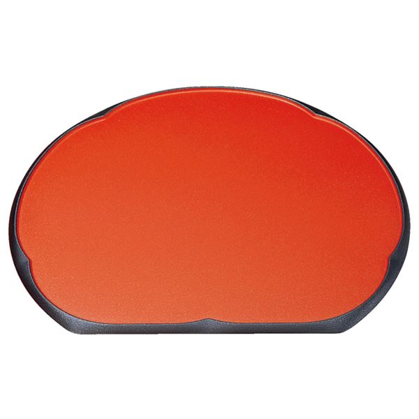 尺3 新梅型半月盆 / トレー 【朱渕黒普賢塗SL A】 414×365×11mm 日本製 〔和食 レストラン 居酒屋 店舗 業務用 キッチン 厨房 お店〕 キッチン用品・食器・調理器具 日用雑貨・キッチン用品 配膳用品 お盆・トレー キッチン トレー お盆 業務用食器