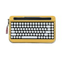 AJAX タイプライター風 レトロキーボードPENNA Mustard Yellow PNADYE AV デジタル デジタル家電 PC PC周辺機器 PCアクセサリー PCサプライ・消耗品 家電 パソコン・周辺機器 キーボード・テンキー(2)