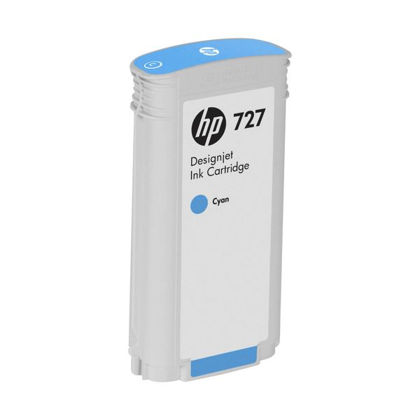 HP727 インクカートリッジ 染料シアン 130ml B3P19A 1個 【×10セット】 【お徳用 まとめ買い お買い得 業務用 割引 セット販売】 プリンタ PCサプライ・消耗品 プリンター・FAX用インク インク インクカートリッジ トナー 日本HP(ヒューレット・パッカード)用