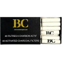 Bub・Choquin (ブッショカン) チャコールフィルター 9mm (40本入り) BC-F-9 / 40