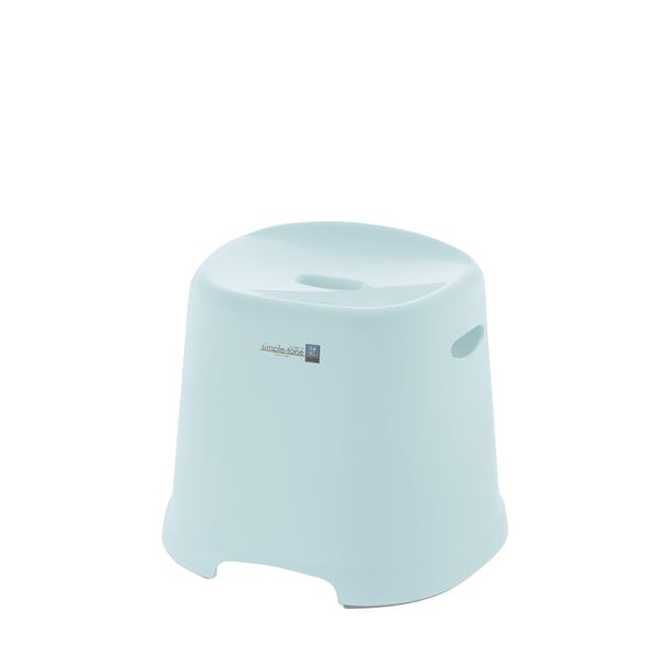 バスチェア / 風呂椅子 【ミントブルー】 約幅39cm 抗菌加工 リッチェル シンプルトーン 腰かけ 31H 〔バスルーム お風呂〕