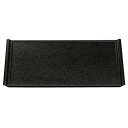 尺3 フライト盆 / トレー 【黒乾漆クリヤータタキ】 394mm×276mm×19mm 日本製 〔和食 レストラン 居酒屋 店舗 業務用 キッチン 厨房 お店...
