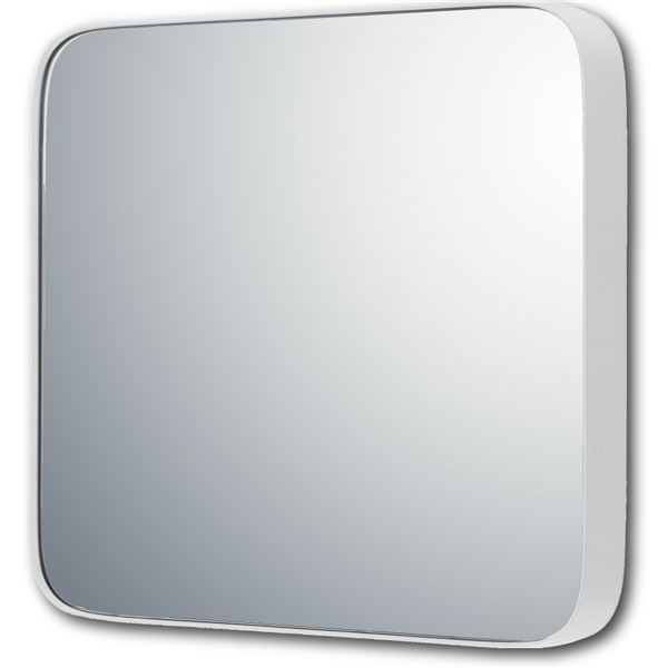 スリムラインミラー ラウンドコーナー (L)グロスホワイト MIRROR / お部屋にアクセントをつける個性豊かなオリジナルミラーが多数。生活用品・インテリア・雑貨 インテリア・家具 ミラー・鏡
