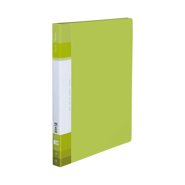 ■サイズ・色違い・関連商品■オフホワイト■コーラルピンク■ブラック■ブルー■ライトグリーン[当ページ]■ライトブルー■商品内容【ご注意事項】この商品は下記内容×10セットでお届けします。●長く使えて経済的な金属とじ具。背幅25〜39mmの差替式A4クリアーブック。カラーはライトグリーンです。●落としてもとじ具が開きにくいスーパーロック機構。●リフィル15枚付属。■商品スペックサイズ：A4タテ色：ライトグリーン寸法：W262×H312mm背幅：25〜39mmタテ入れ/ヨコ入れ：タテ入付属リフィル枚数：15枚リフィル厚：0.05mm最大リフィル収容枚数：約60枚表紙厚：1.0mm穴数：30穴台紙：なしエンボス：あり背見出し紙：替紙式材質：表紙・ポケット:再生ポリプロピレン備考：※背幅が広くなった場合、外寸法の幅は少し小さくなります。■送料・配送についての注意事項●本商品の出荷目安は【1 - 7営業日　※土日・祝除く】となります。●お取り寄せ商品のため、稀にご注文入れ違い等により欠品・遅延となる場合がございます。●本商品は仕入元より配送となるため、沖縄・離島への配送はできません。[ ラ-GLB720LG ]