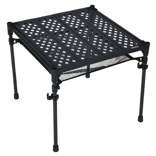 キューブバックパッカーズテーブル / アウトドア用品 【軽量】 幅35cm snowline スノーライン 〔キャンプ 登山 トレッキング〕