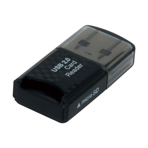 Digio2 USB2.0 microSD用 カードリーダーライター ブラック CRW-MSD79BK 【×2セット】 【お徳用 まとめ買い お買い得 業務用 割引 セット販売】