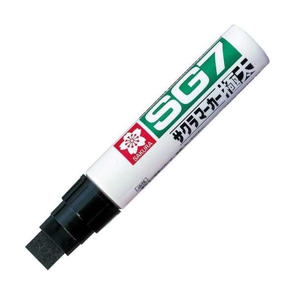 サクラクレパス 油性マーカー SG7 極太 くろ JGK#49 1本 【×10セット】 【お徳用 まとめ買い お買い得 業務用 割引 セット販売】 日用品雑貨・文房具・手芸 文房具・事務用品 文具 オフィス用品 文房具 事務用品 ペン・万年筆
