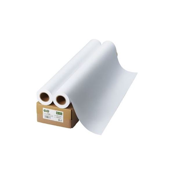 TANOSEE 【お徳用セット】 TANOSEE インクジェット用普通紙A0ロール 841mm×50m 1箱 (2本) 【×3セット】 【お徳用 まとめ買い お買い得 業務用 割引 セット販売】 プリンタ PCサプライ・消耗品 コピー用紙・印刷用紙 コピー用紙 コピー 紙 プリンタ用紙