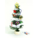 クリスマスツリー作り (イルミネーションライト付) 【×10個セット】 【お徳用 まとめ買い お買い得 業務用 割引 セット販売】