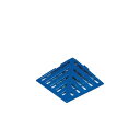 岐阜プラスチック工業 リスセパレートスノコ コーナー ブルー K-33 1枚 【×3セット】 【お徳用 まとめ買い お買い得 業務用 割引 セット販売】