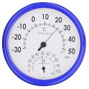 クレセル 日本製 温湿度計 壁掛け用 ブルー CR-320B ダイエット・健康 健康器具 温度計・湿度計ダイエット・健康 健康器具 温度計・湿度計