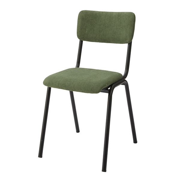 ダイニングチェア パーソナルチェア 約幅44cm グリーン スチール 組立品 リビング 在宅ワーク 店舗 インテリア家具 【椅子 チェアー 業務用 PC オフィス オフィスチェアー チェア 会議室 PCチェアー】