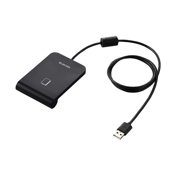 ELECOM エレコム PC機器 非接触式ICカードリーダー / ライター ブラック MR-ICA001BK 1個