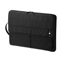 サンワサプライ カジュアルPCインナーケース 15.6型ワイド対応 ブラック IN-CA15BK 1個 【×3セット】 【お徳用 まとめ買い お買い得 業務用 割引 セット販売】(2)
