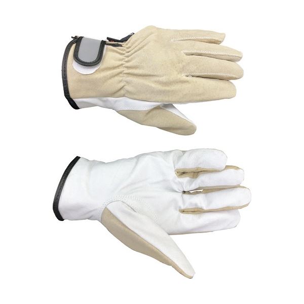 三重化学工業 ミエローブ ニュークレスト M ホワイト / ベージュ NO.906-M 1双 【×5セット】 【お徳用 まとめ買い お買い得 業務用 割引 セット販売】 （ 掃除用品 文房具・事務用品 生活雑貨 オフィス用品 日用品雑貨 日用消耗品 文房具 お掃除 ）