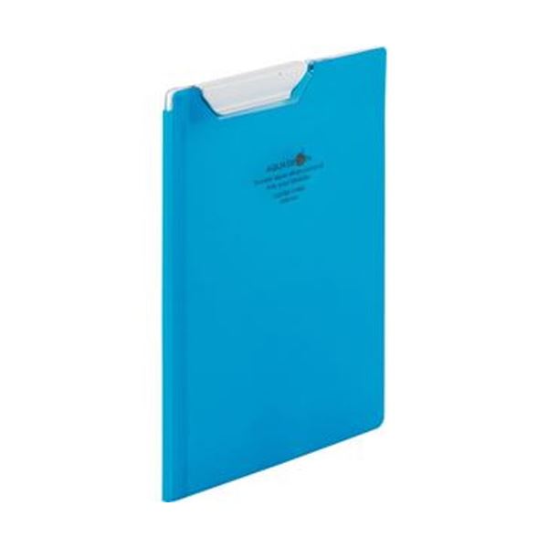 リヒトラブ AQUA DROPsクリップファイル A5 青 F-5065-8 1枚 【×20セット】 【お徳用 まとめ買い お買い得 業務用 割引 セット販売】 文房具・事務用品 文具 オフィス用品 文房具 事務用品 ファイル・バインダー クリップボード・クリップファイル