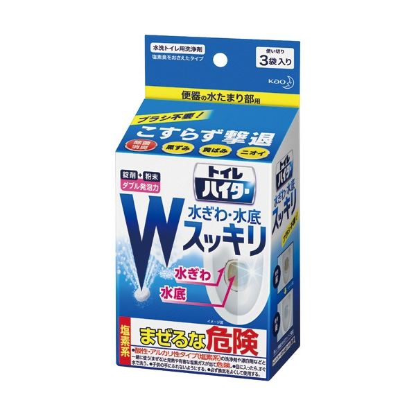 ■商品内容【ご注意事項】この商品は下記内容×30セットでお届けします。【商品説明】黒ずみ・黄ばみ・ニオイをこすらず撃退。■商品スペック洗剤の種類：錠剤+粉末内容量：40g液性：塩素系備考：※内容量は1袋あたり。シリーズ名：ハイター【商品のリニューアルについて】メーカー都合により、予告なくパッケージデザインおよび仕様（香り等）が変わる場合がございます。予めご了承ください。■送料・配送についての注意事項●本商品の出荷目安は【1 - 5営業日　※土日・祝除く】となります。●お取り寄せ商品のため、稀にご注文入れ違い等により欠品・遅延となる場合がございます。●本商品は仕入元より配送となるため、沖縄・離島への配送はできません。[ 382054 ]