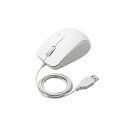 ELECOM エレコム BlueLEDマウス / 有線 / 3ボタン / サイドラバー / 抗菌 / ホワイト M-BL27UBKWH 【×3セット】 【お徳用 まとめ買い お買い得 業務用 割引 セット販売】