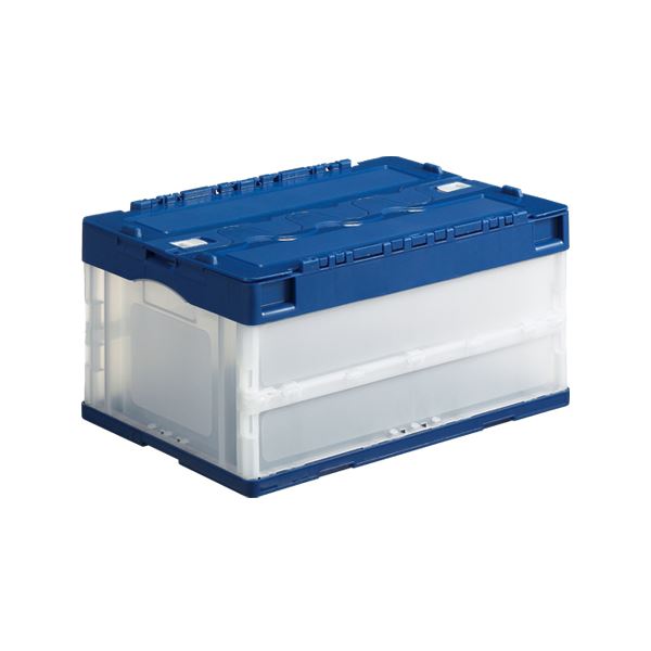 ジョインテックス オリタタミコンテナ JTC-40F-NV 40L蓋付 【×5セット】 【お徳用 まとめ買い お買い得 業務用 割引 セット販売】 （ 掃除用品 文房具・事務用品 生活雑貨 オフィス用品 日用品雑貨 日用消耗品 文房具 お掃除 ）