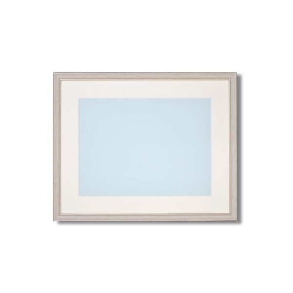 〔 軽量水彩額 〕 水彩額 F6号 ホワイト 色あせを防ぐUVカットアクリル・マット付き 額 額縁 フレーム