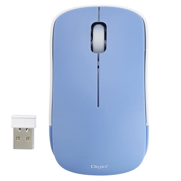 Digio2 無線 軽量マウス 3ボタン / BlueLED ブルー MUS-RKT186BL お子様が使いやすい小さめサイズ無線軽量マウス。デジタル家電 家電 パソコン・周辺機器 マウス・マウスパッド